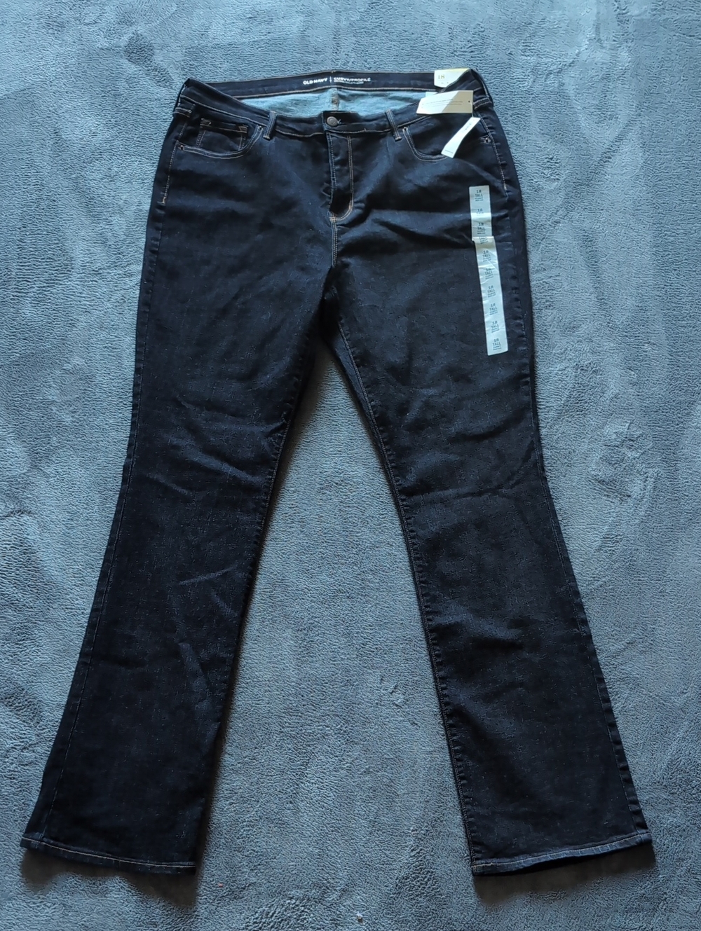 Old Navy Dark Boot-Cut Jeans 18 Tall NWT